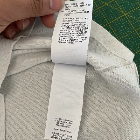 *SOLD* Saint Laurent Paris SS20 Jardin Majorelle t-shirt - Picture 13 of 16